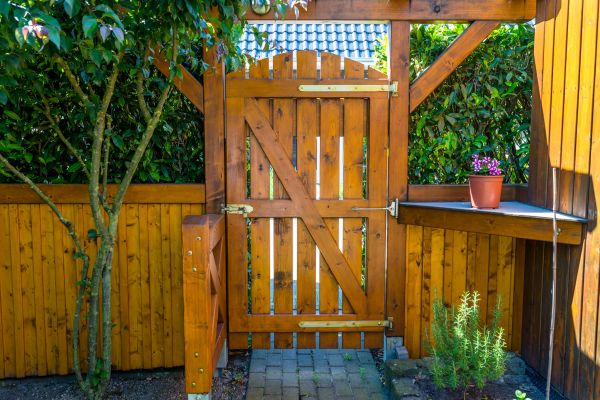 Wood Gate Repair in Garland