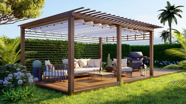 Pergola Assembly in Garland