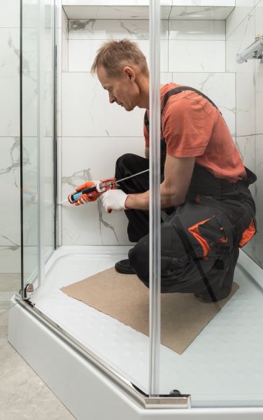Shower Caulking Replacement in Garland