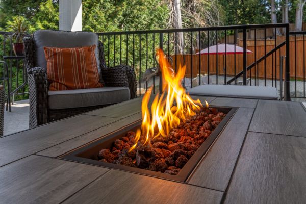 Gas Fire Pit Installation in Garland