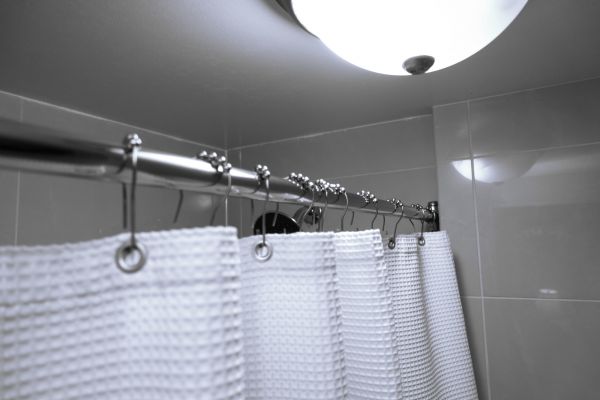 Shower Rod Mounting in Garland
