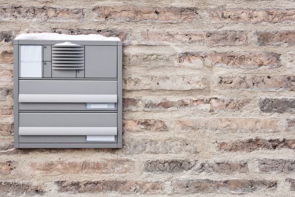 Wall Mailbox Installation in Garland