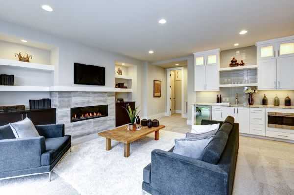Fireplace Shelf Mounting in Garland
