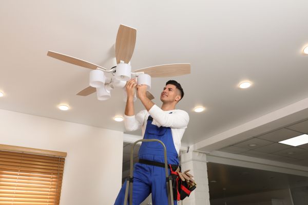Ceiling Fan Bulb Replacement in Garland