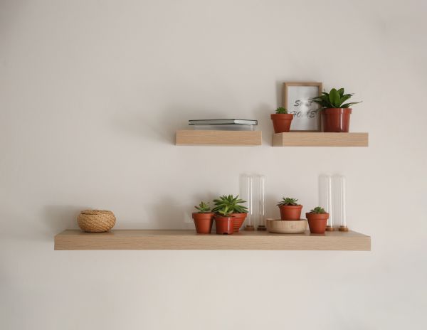 Floating Shelves Mounting in Garland